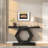 Modern Console Table With Striking Hexagon Legs, Premium Fir Veneer Finish, Durable Mdf Construction, Functional Storage, Easy Assembly - Ideal Entryway Accent Table For Hallway-876670739
