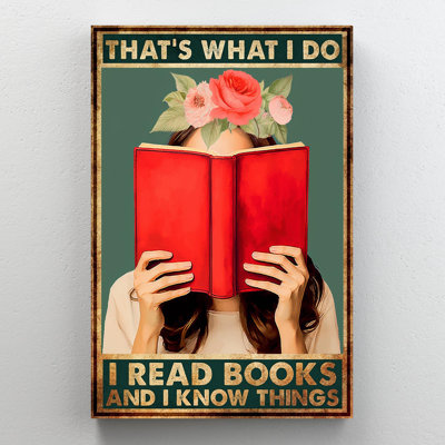 C'est ce que je fais, je lis des livres