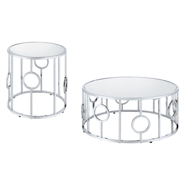 Ensemble de tables basses 2 pièces Chequetta