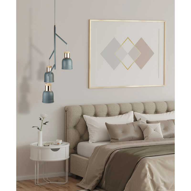 Emil 3 - Light Shaded Chandelier
