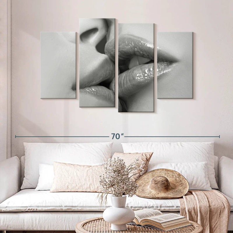 Hardie Kissing Lips, H 32 po x l 52 po