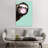 Sneaky Sloth Blowing Bubble Gum In Green by Big Nose Work - Print on Canvas-41187427-56674848