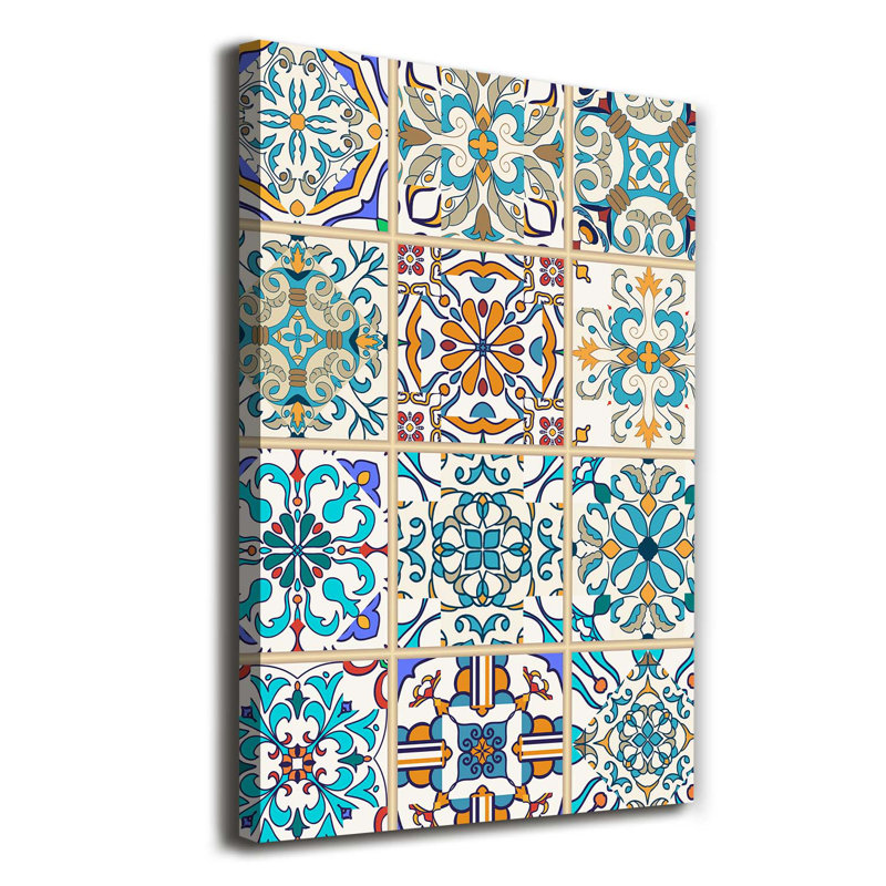 Ceramic Tiles - Wrapped Canvas Print