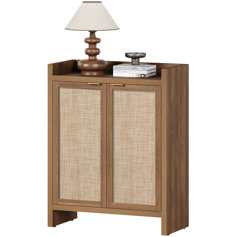 Armoire de rangement pour chaussures 24 paires avec tablettes réglables Chada, Brun
