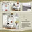 Versatile Hall Tree 16.5" W with Bench for Shoes,Coats and Bags-1526126382