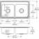 Lustertone 33" L x 19.5" W Double Basin Drop-In Kitchen Sink