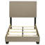 Lit simple tapissier Efram Taupe-899635528-899635529