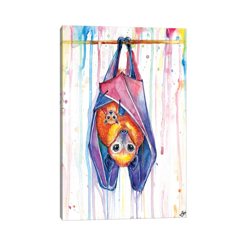 Buncha Bats by Marc Allante - Wrapped Canvas Gallery-Wrapped Canvas Giclée, 152.5 cm H x 101.5 cm W