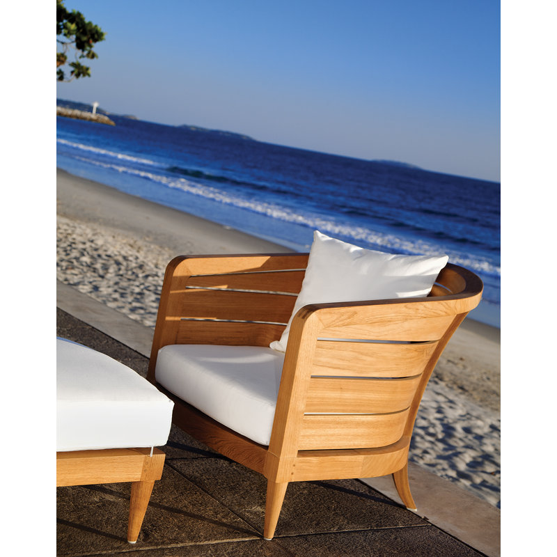 Limited 200 Outdoor Teak Ottoman