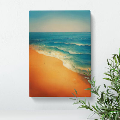Warm Beach - Wrapped Canvas