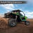 Set Of 2 26x11-14 6PR Tubeless All Terrain ATV UTV Tires, Heavy Duty Shoulder Traction Rubber Tyres For Mud Sand Trail Extreme Off Road Riding Replacement-128906844