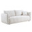 Vicente 85'' Modern Fabric Upholstered 3-Seater Sofa-272818203