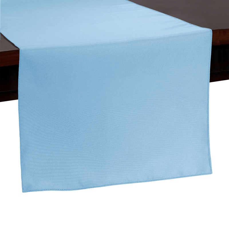 Carnbrock Table Runner, 2, 54" x 14", Light Baby Blue