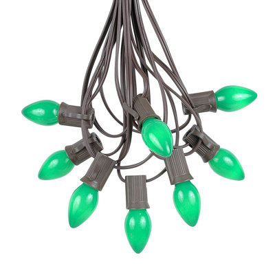 Lampe de noël en céramique avec 25 lumières de chaîne