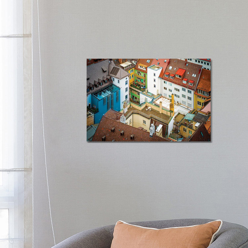 Cityscape Germany by Nik Rave - Wrapped Canvas Graphic Art 1 Piece Wrapped Canvas Wall Art, 45.72cm H x 66.04cm W