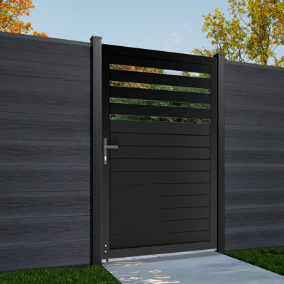 6Ft H  Semi-Privacy Aluminum Gate (Not Including Posts)