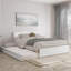 Lit plateforme en bois massif avec lit gigogne Lamecia-786355755-786355752