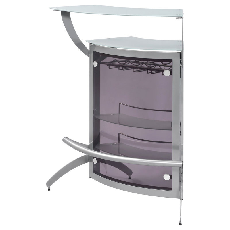 Borlase 33.5'' Home Bar, Silver