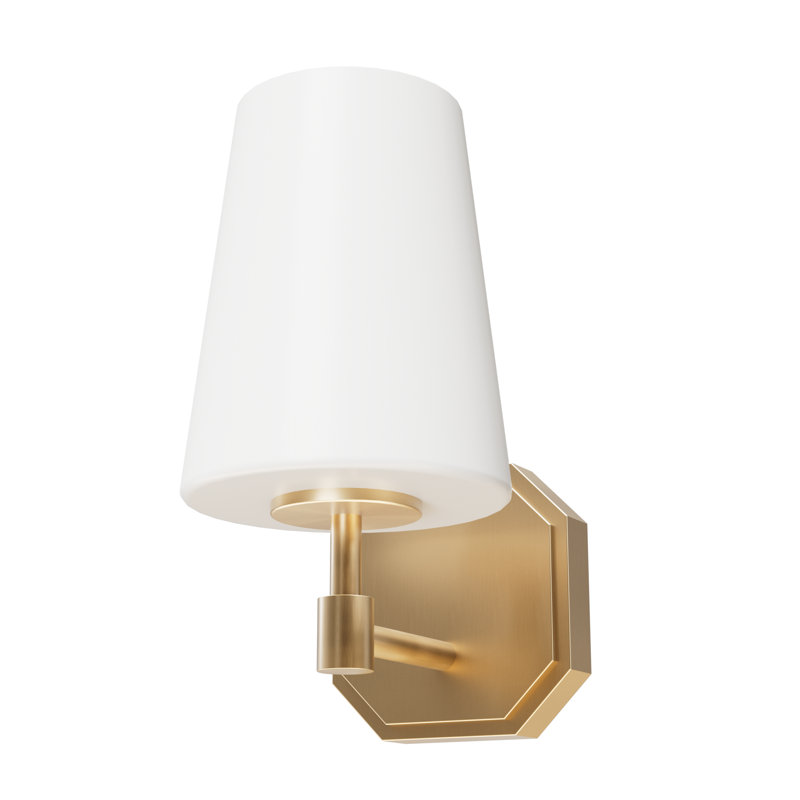 Aluminum Armed Sconce, Alturas Gold