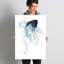 «Ghost Fish», impression sur toile tendue