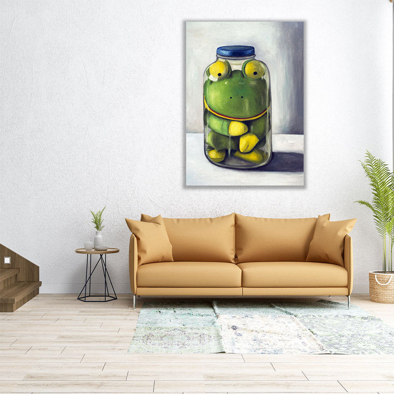 «Preserving Childernal Frog», reproduction d'art sur toile, H 60 po x l 45 po
