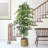 72" Artificial Ficus Tree in Basket