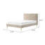 Lit simple, beige-923217079