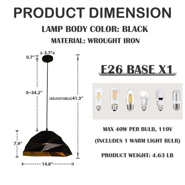 Dimensions du produit