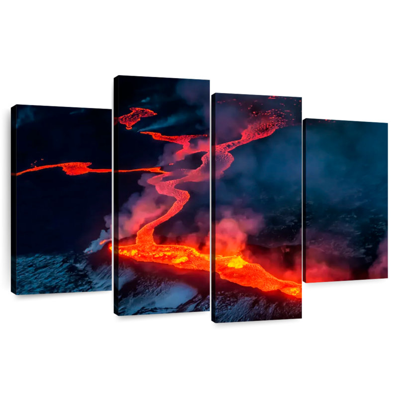 Alvord Holuhraun Lava Flow, 42" H x 68" W