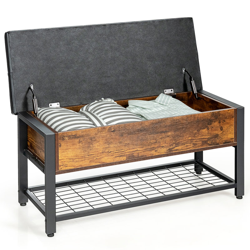 4 Pair Shoe Storage Bench