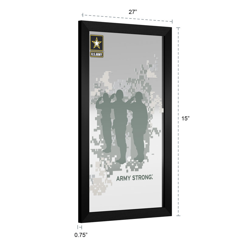 Wood Rectangle Wall Mirror