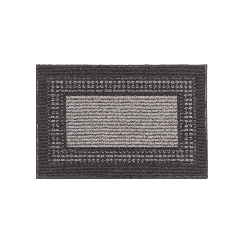 Machine Washable Non-skid Kitchen Mat, Green, Rectangle 1'8" x 2'8"