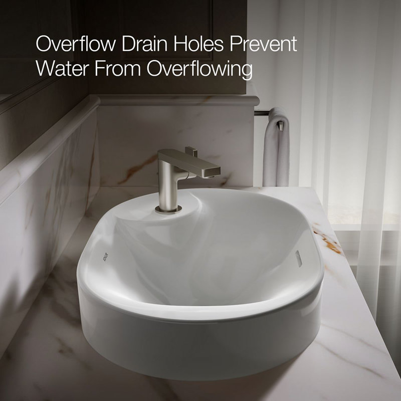 Chalice 22-3/4 " Oval Vessel Bathroom Sink