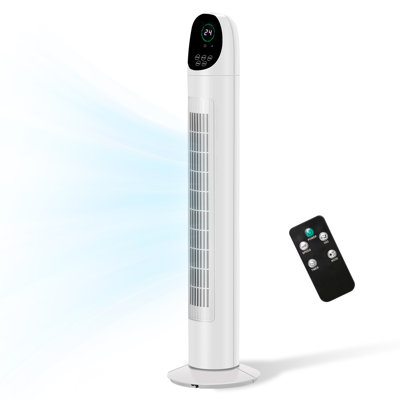 Ventilateur de plancher oscillant électrique 34 "avec 3 vitesses