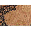 Tapis oriental noir / beige / rouge en laine noué à la main 8 pi 2 po x 10 pi 5 po Roby
