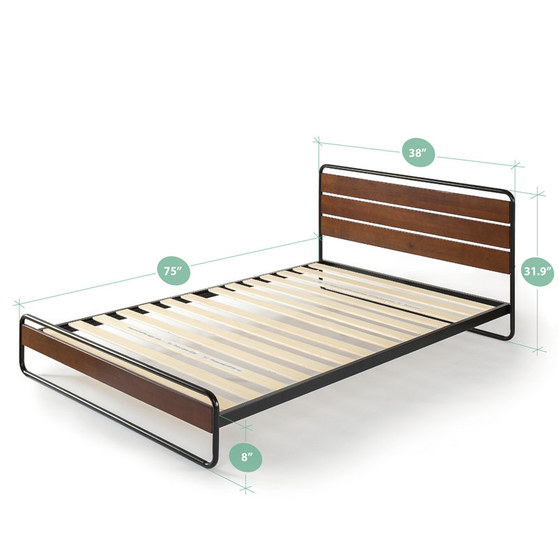 Lit plateforme Holmdel, Simple