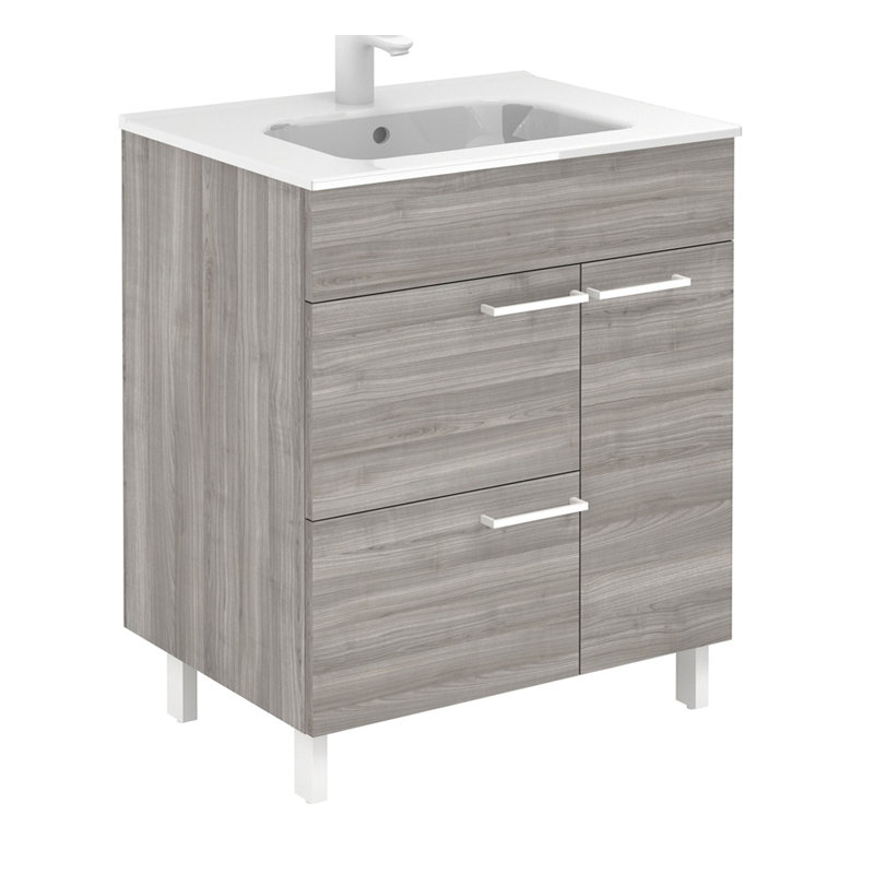 Elegance 31.5'' W Single Vanity, Sandy Gray