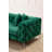 Modern Corner Sofa with Beech Wood Frame & 100% Polyester Fabric, 122.0 x 27.6 x 106.3 inches | Includes 6 Removable Cushions (17.7 x 17.7 inches) | Portable, Dry-Cleanable, Stylish Green Design, Metal Legs-800124730