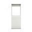 Garde-robe en bois blanc 32 po avec deux tringles Prosper
