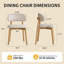 Ensemble de 2 chaises de salle à manger rembourrées en bois massif-1195383868