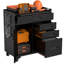 Armoire de rangement pour outils 34,3 "- Organisateur de garage avec compartiment verrouillable et 4 tiroirs, commode en acier pour garage d'atelier et de maison, buffet