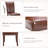 Aphina PU Leather Parsons Dining Chair Side Chair-1066983665