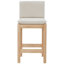 Tabouret de comptoir Carisa Boucle-907552928