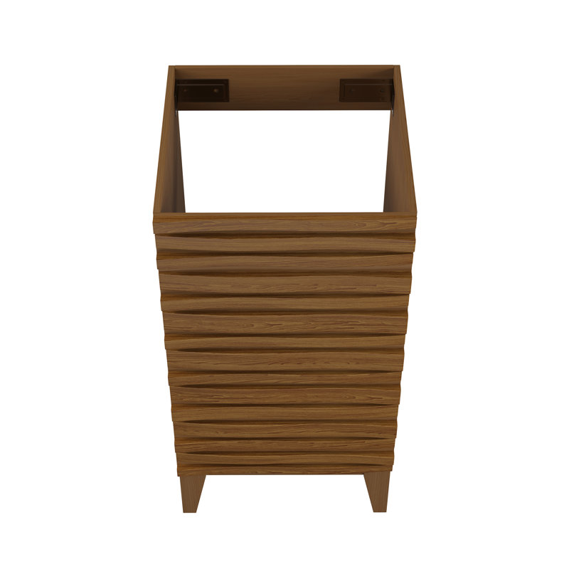 Meuble-lavabo noir 18 po Cascade, Noyer