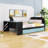 Modern Full Size Wooden Daybed with Twin Pull-Out Trundle and Built-In USB Port-710318778