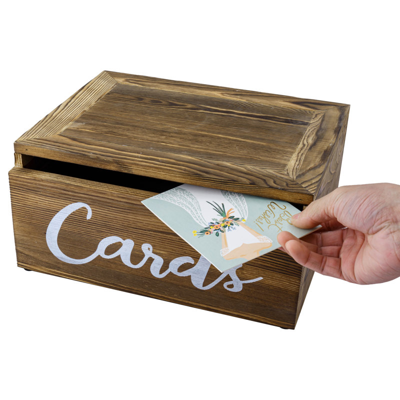Wood Gift Card Holder