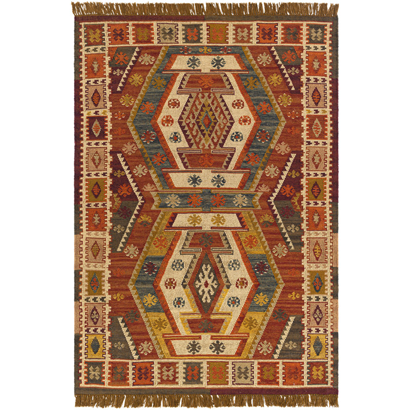 Tapis oriental noué à la main Dunwich, Rectangle 8 pi x 10 pi