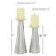 11'' H Stainless Steel Tabletop Candlestick-911427337