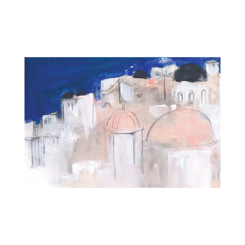Mediterranean Blue II by Jennifer Paxton Parker - Wrapped Canvas Painting, 20.32cm H x 30.48cm W x 1.91cm D
