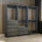 Dee Modular Closet System, 4 Hanging Rods, 6 Drawers, Wood-100695463